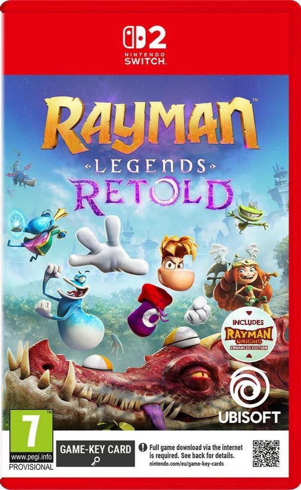 Rayman Legends Retold Nintendo Switch 2 - Buy online at NEKAVO | Collectibles