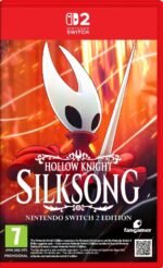 Hollow Knight Silksong Nintendo Switch 2 Edition physical video game box art featuring Hornet.