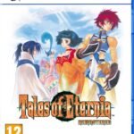 Tales of Eternia Remastered PS5 game cover art featuring main anime characters.