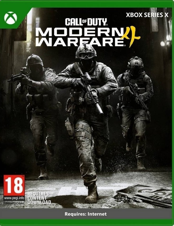 Call of Duty: Modern Warfare II Xbox Series X game case.
