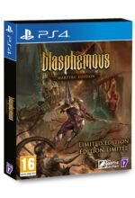 Blasphemous Martyrs Edition for PlayStation 4 game box art.