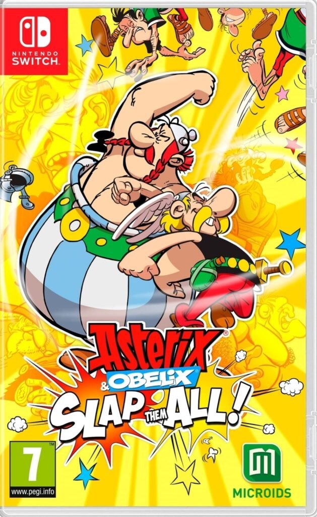Asterix & Obelix: Slap Them All! video game box art for Nintendo Switch.
