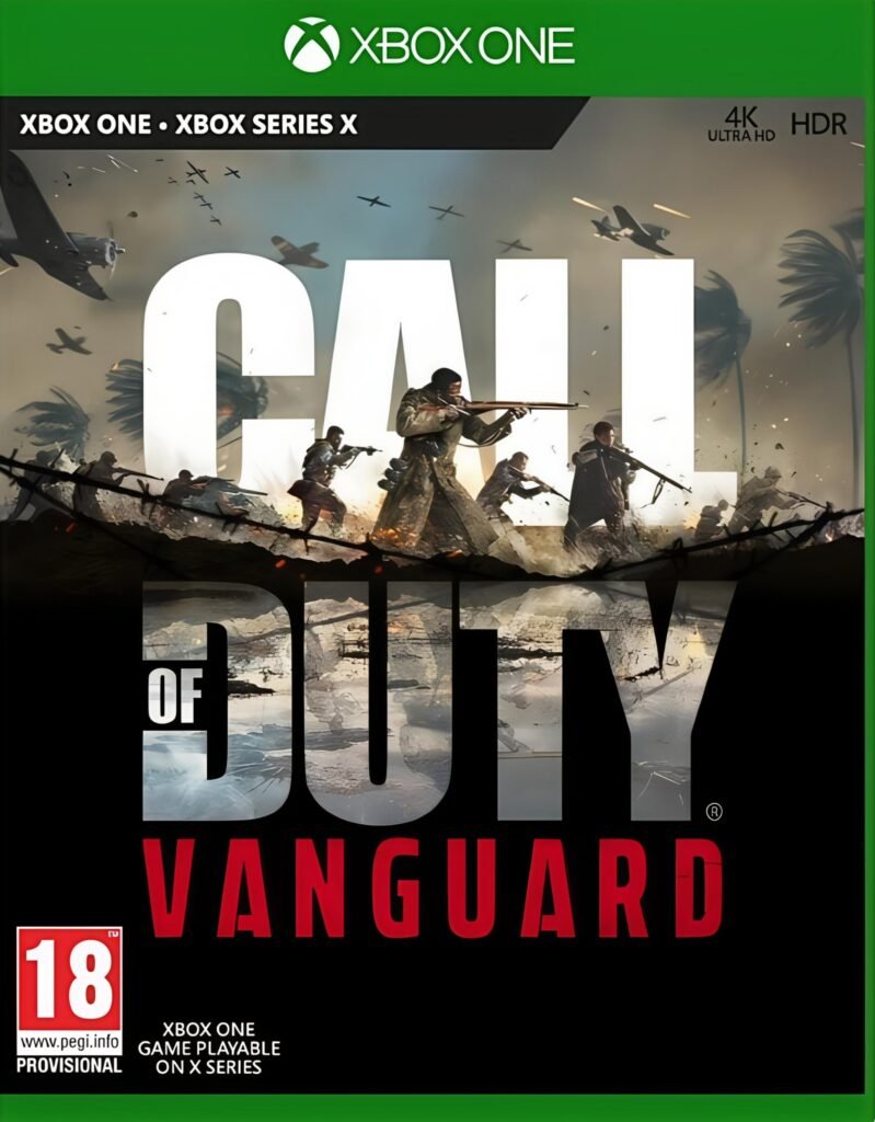 Call of Duty Vanguard video game box art for Xbox One and Xbox Series X.