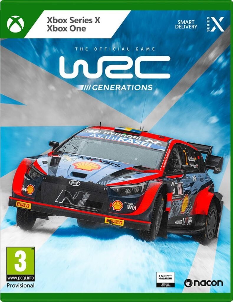 WRC Generations game case for Xbox Series X and Xbox One