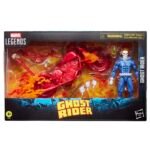 Marvel Legends Series Ghost Rider action figure and motorcycle set in original packaging.