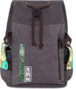 Demon Slayer Tomioka Giyuu Flap Canvas Backpack - Image 3