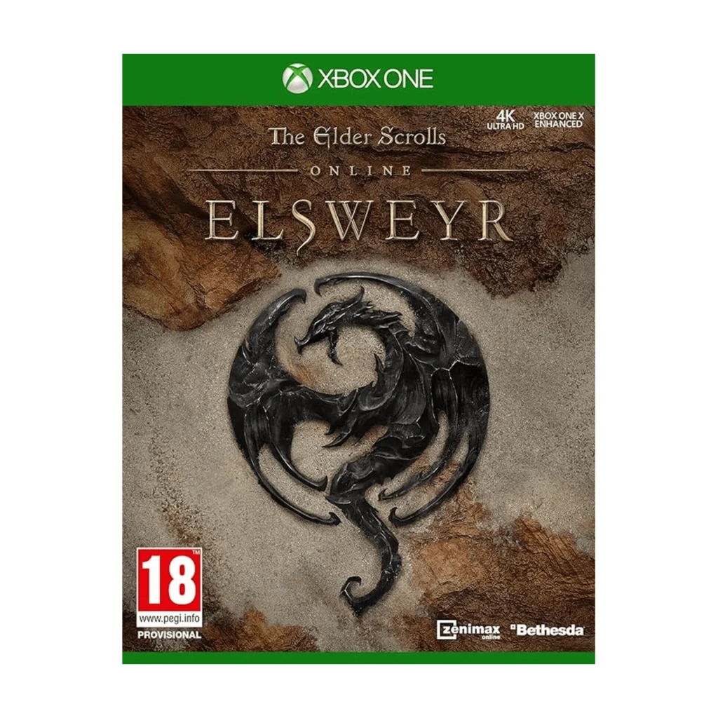 The Elder Scrolls Online Elsweyr video game case for Xbox One.