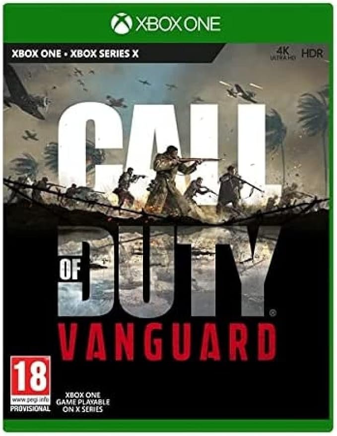 Call of Duty Vanguard physical video game case for Xbox One and Xbox Series X.