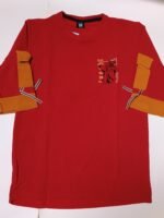 Nekavo Tuos Graphic T-Shirt (Free Size) (Red)