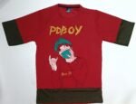 Nekavo PDBOY Graphic T-Shirt (Free Size) (Red)