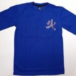 Nekavo Chinese Dragon Graphic T-Shirt (Free Size) (Blue)