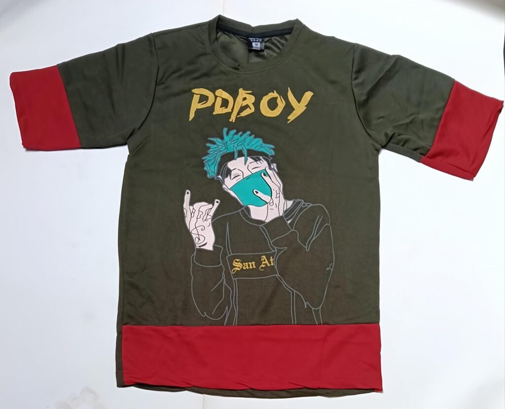 Nekavo PDBOY Graphic T-Shirt (Free Size) (Brown) | Buy Online at NEKAVO