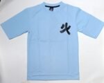 Nekavo Chinese Dragon Graphic T-Shirt (Free Size) (Light Blue)