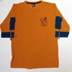 Nekavo Tuos Graphic T-Shirt (Free Size) (Orange)