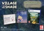 Village in the Shade Deluxe Edition for PS5 including game disc, mini art book, and digital soundtrack code.