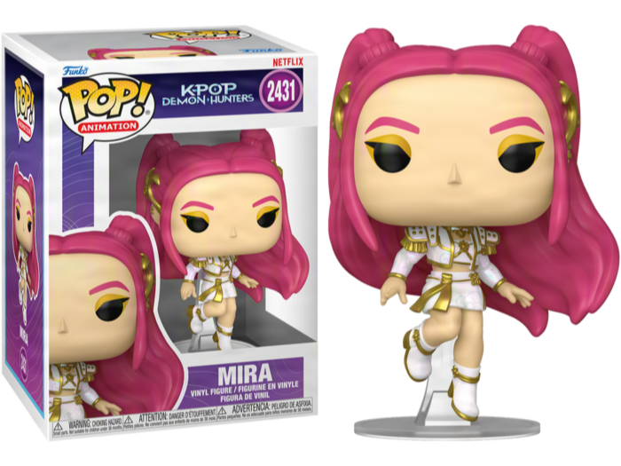 Funko Pop! Animation Netflix K-Pop Demon Hunters Mira collectible vinyl figure with box