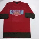 Nekavo Satoru Gojo Graphic T-Shirt (Free Size) (Red)