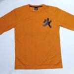 Nekavo Chinese Dragon Graphic T-Shirt (Free Size) (Orange)